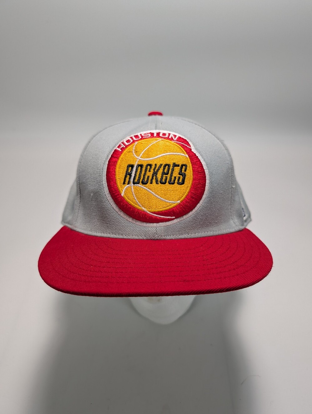 Houston Rockets Mitchell & Ness NBA Hardwood Classics Wool Fitted Hat